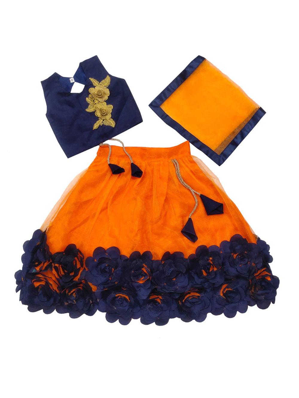 Embriodery Lehenga Choli and Dupatta Set