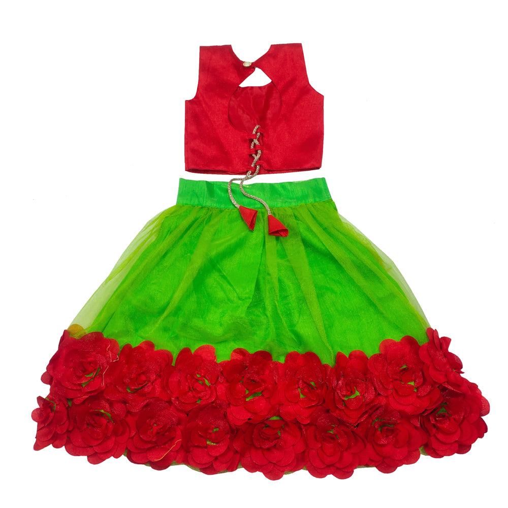 Embriodery Lehenga Choli and Dupatta Set