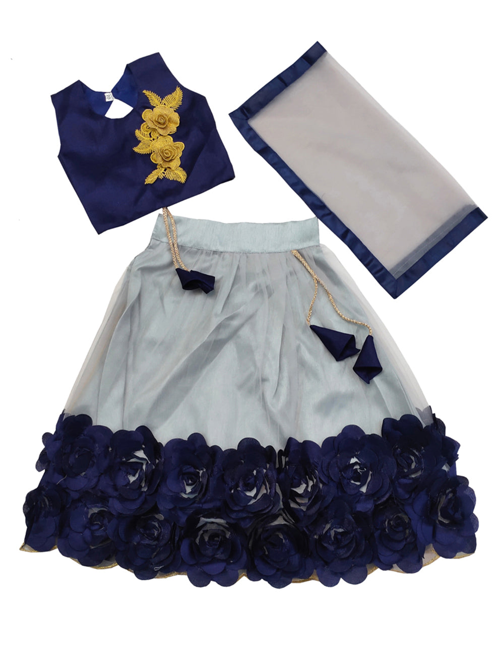 Embriodery Lehenga Choli and Dupatta Set
