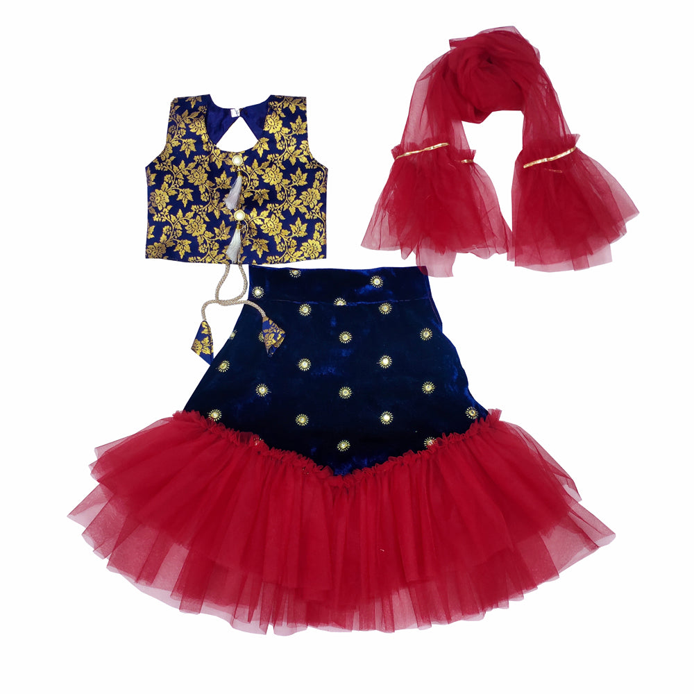 Girls Lehenga Choli Ethnic Wear Set