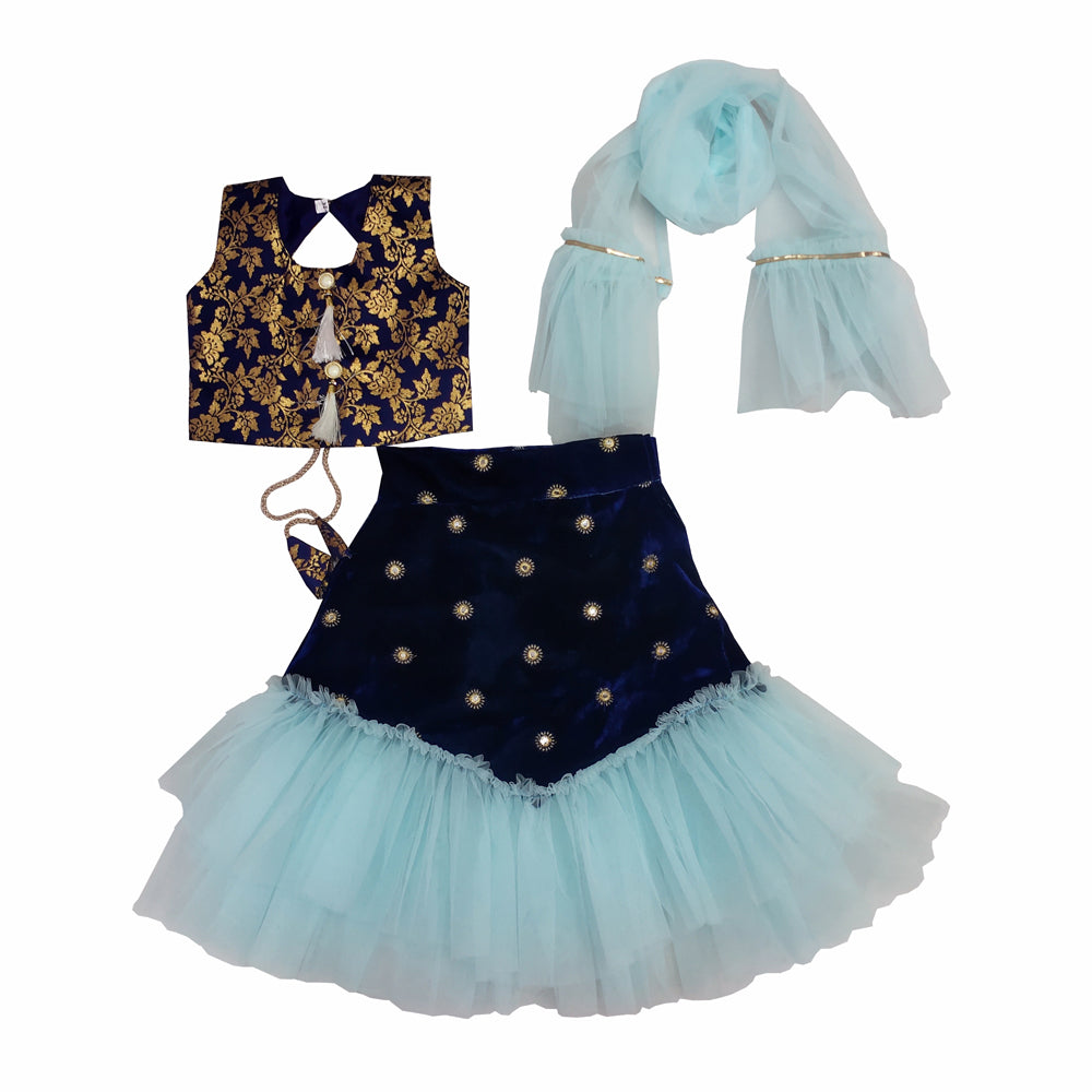 Girls Lehenga Choli Ethnic Wear Set