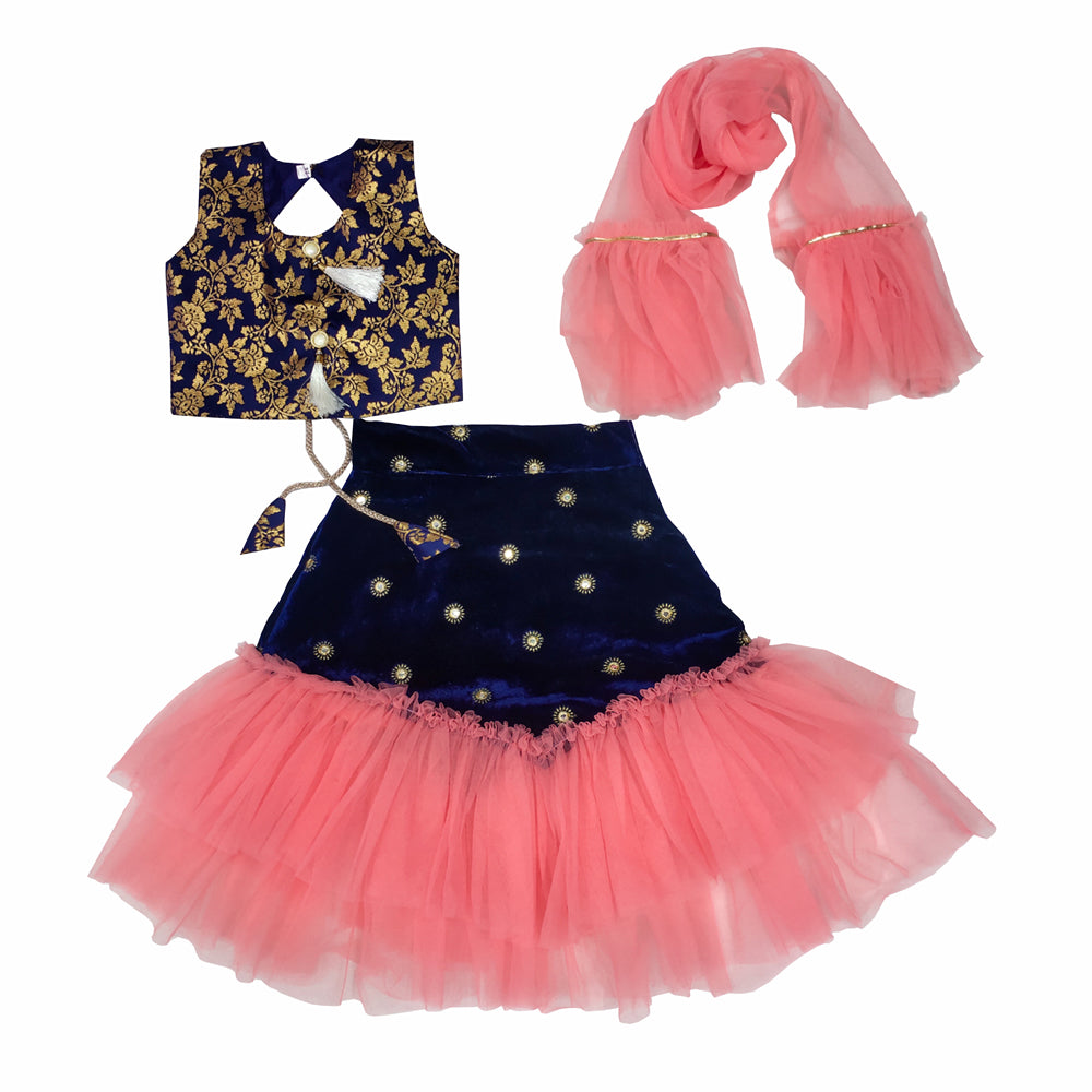 Girls Lehenga Choli Ethnic Wear Set