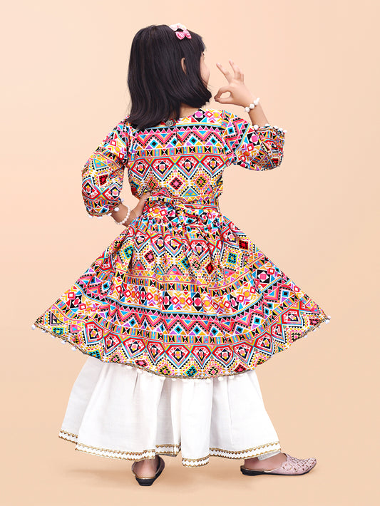 Girls Casual Kurta and Palazzo Set