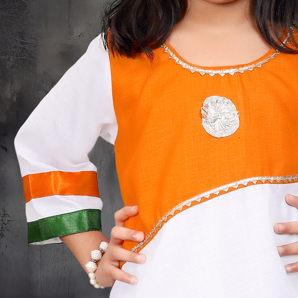 Republic Day Dress code for Girls Kurta and Dhoti Pant Set