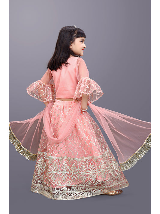 Party Wear Embroidered Lehenga Choli and Dupatta Set