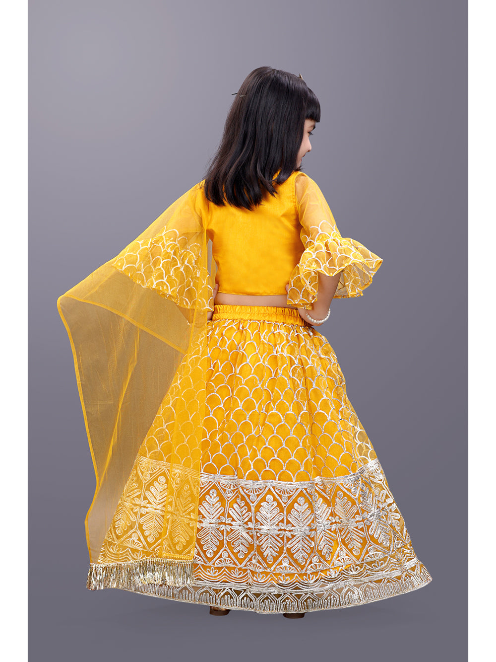 Party Wear Embroidered Lehenga Choli and Dupatta Set