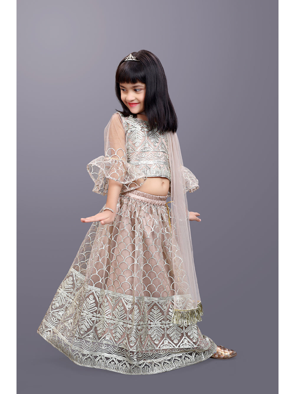 Party Wear Embroidered Lehenga Choli and Dupatta Set