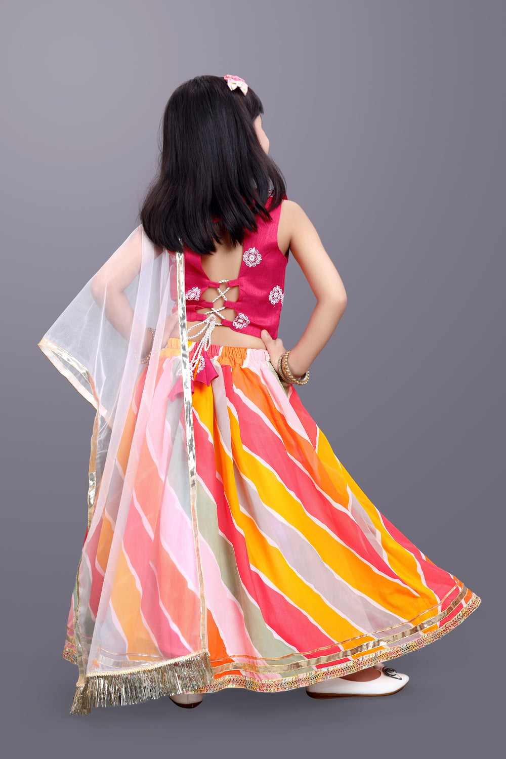 Funky Lehenga Choli and Dupatta Set
