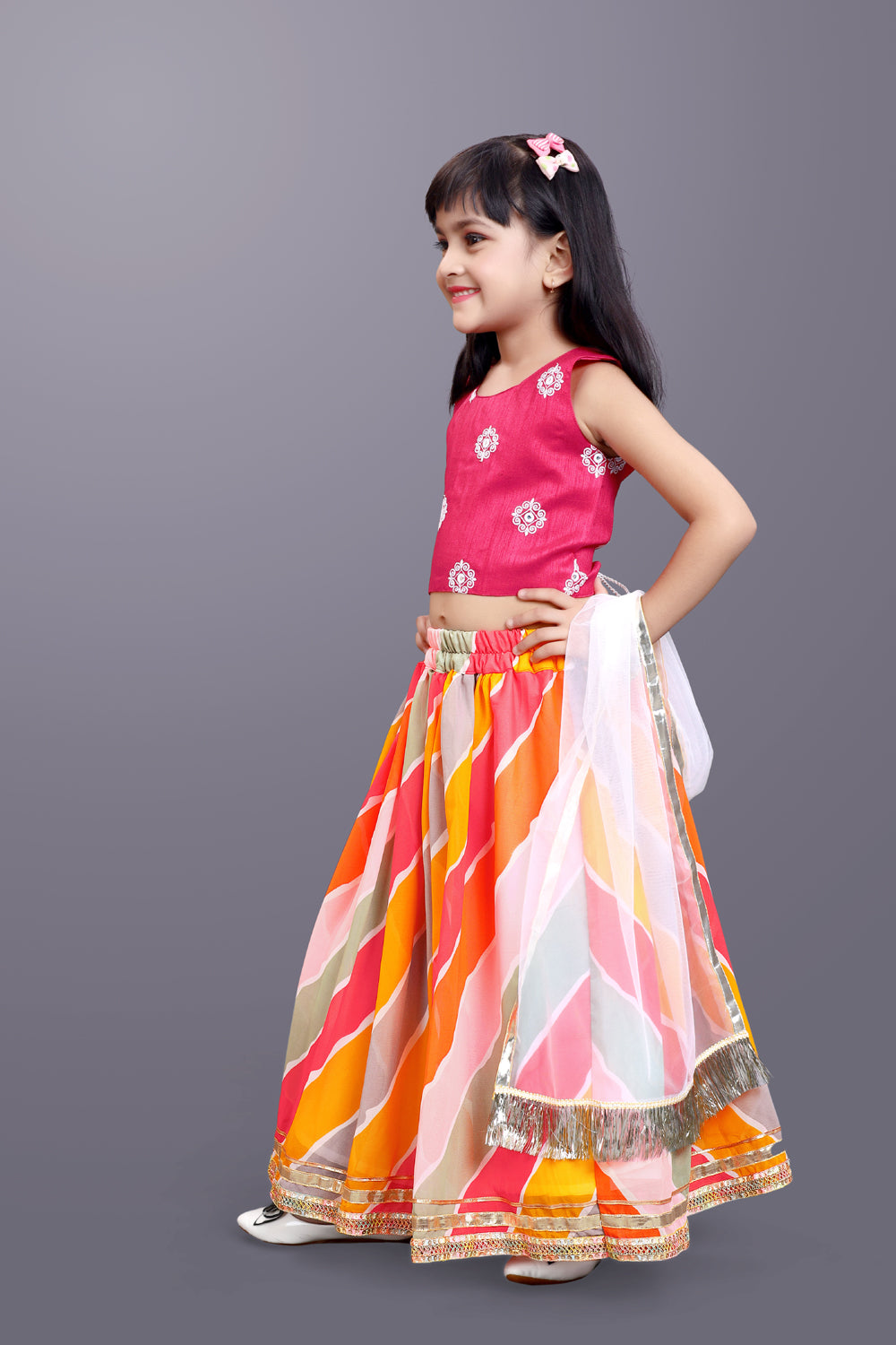 Funky Lehenga Choli and Dupatta Set