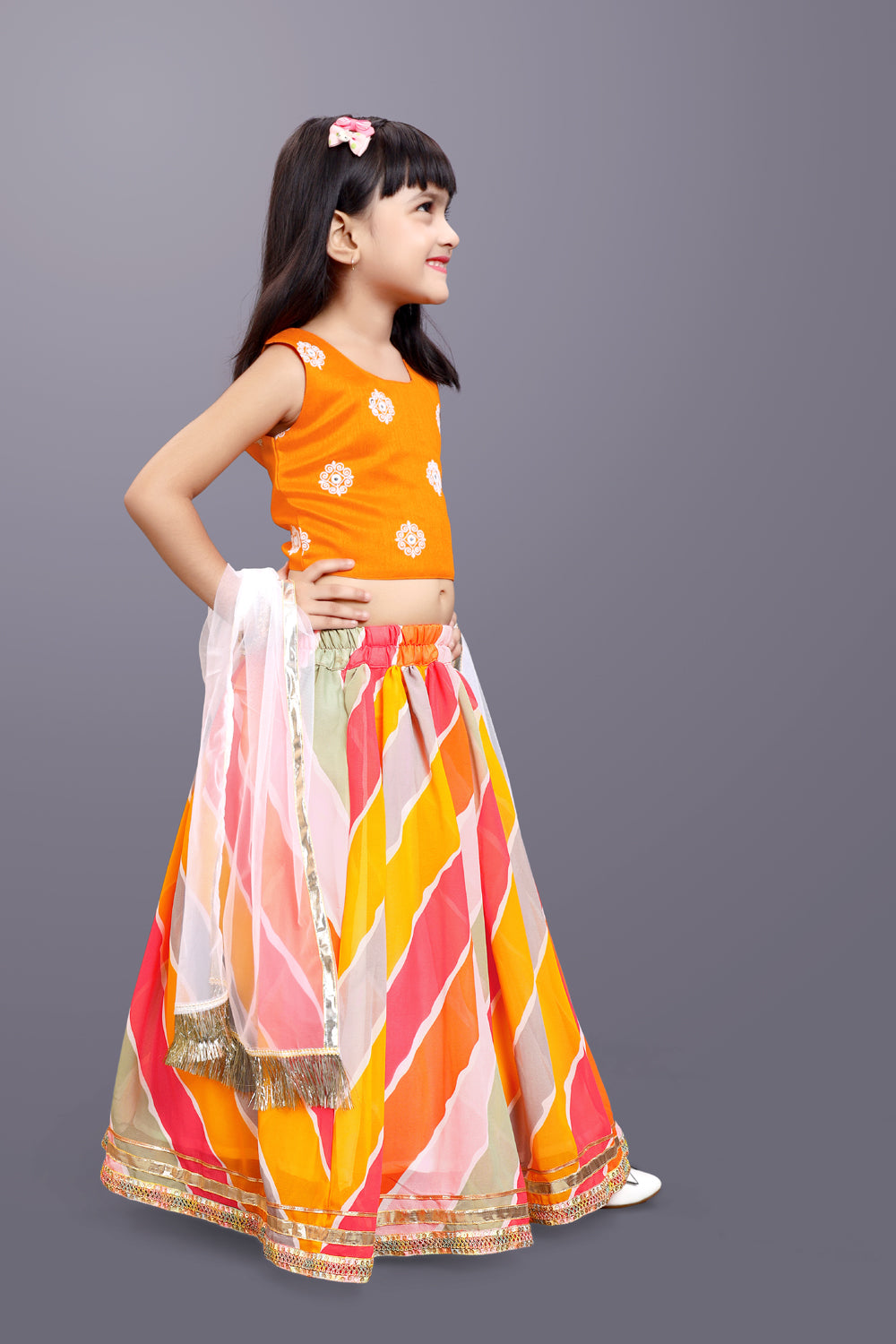 Funky Lehenga Choli and Dupatta Set