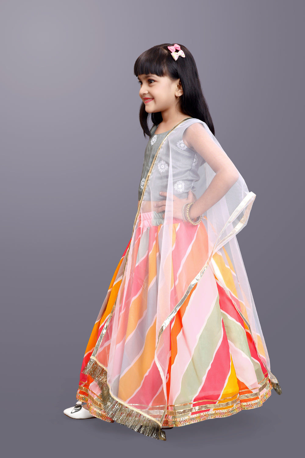 Funky Lehenga Choli and Dupatta Set