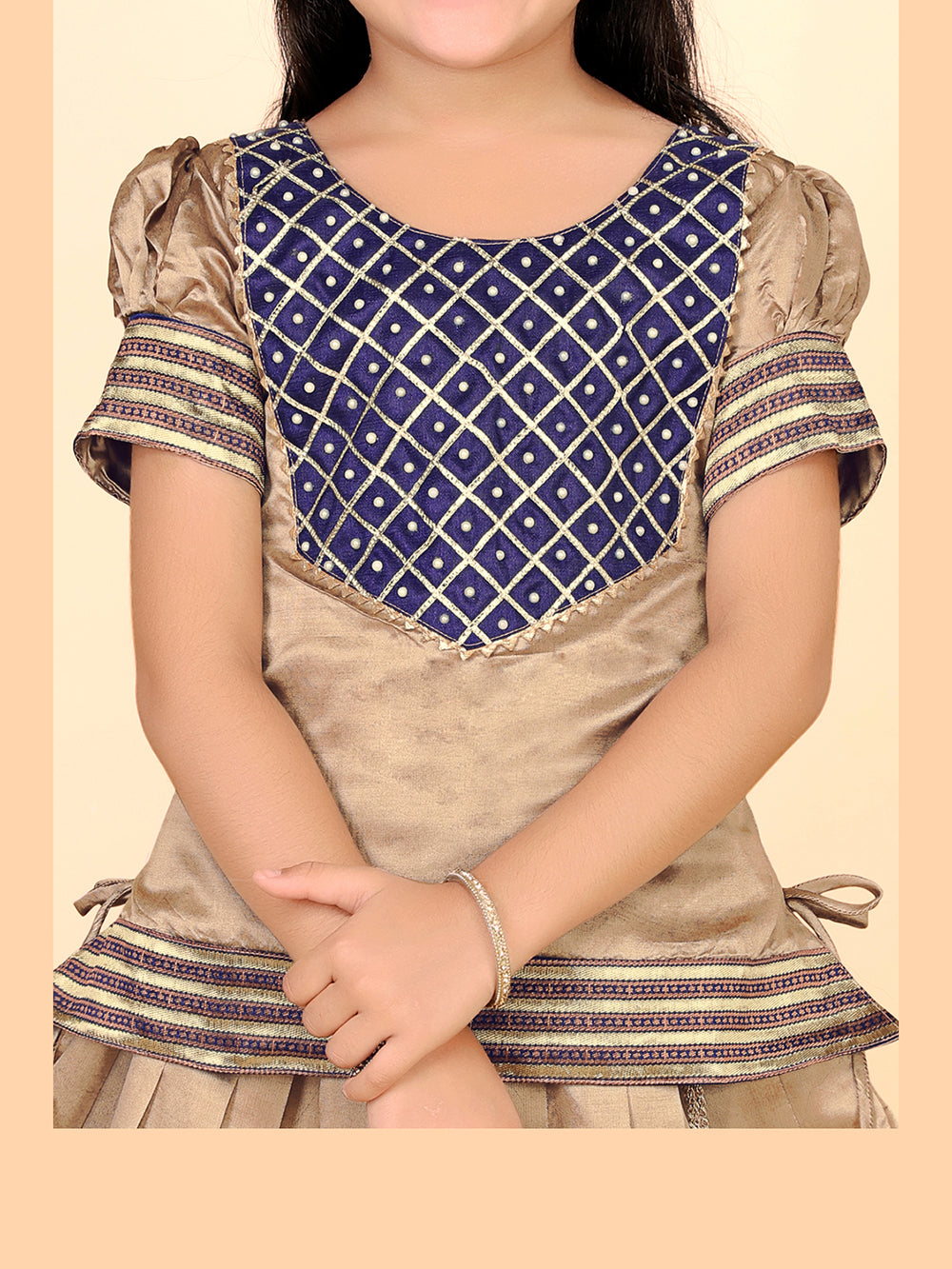 Baby Girls Ethnic Wear Printed Lehenga Set