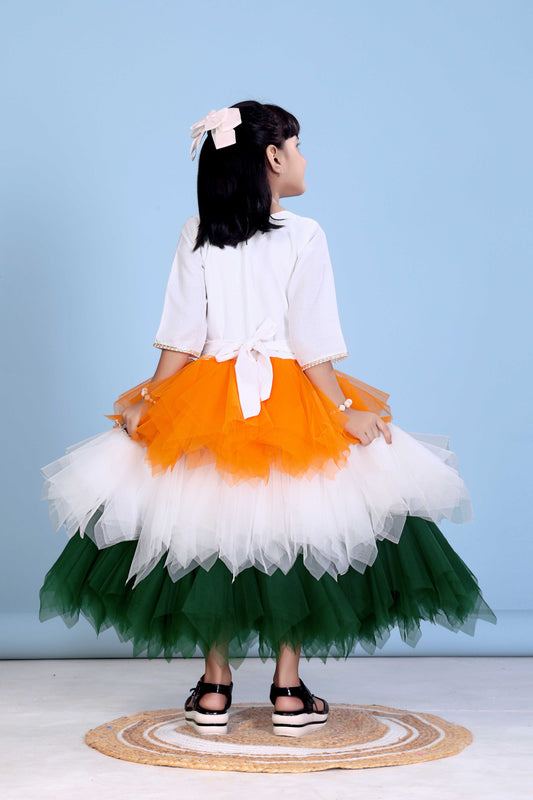 Tiranga Dress Kids Costume Wear