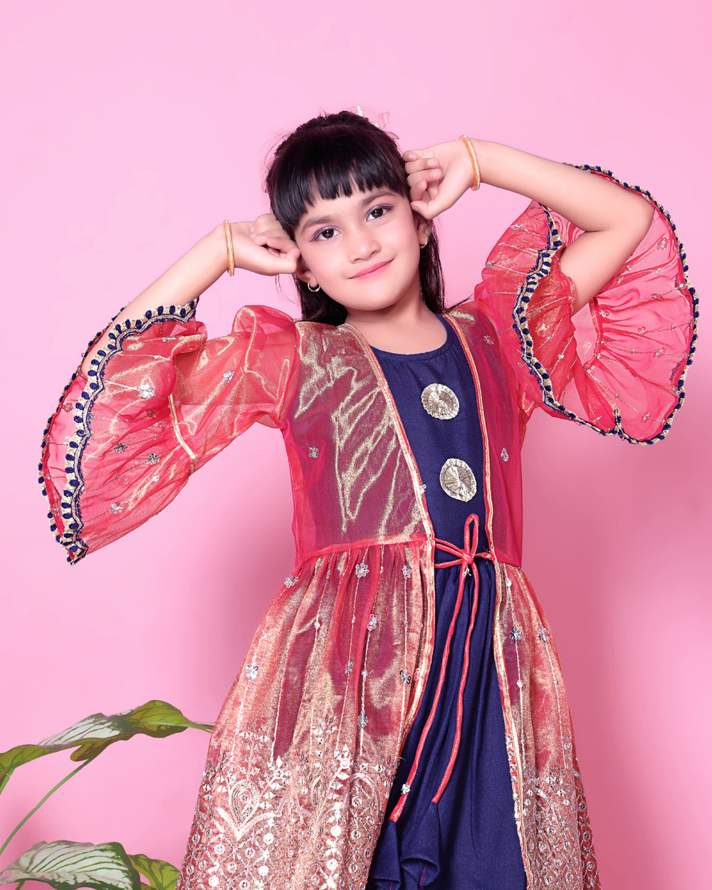 Baby Girls Lehenga Choli Ethnic Wear, Embellished Lehenga Choli