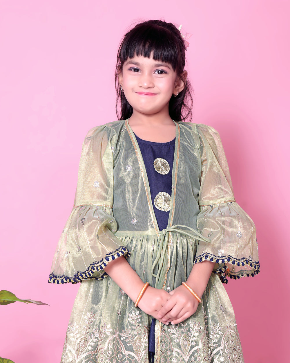 Baby Girls Lehenga Choli Ethnic Wear, Embellished Lehenga Choli