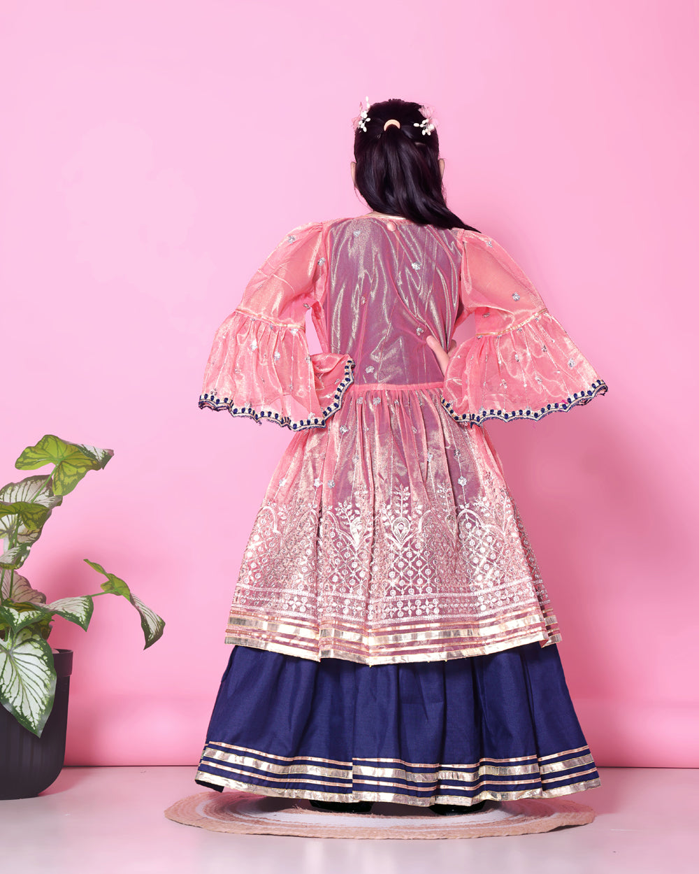 Baby Girls Lehenga Choli Ethnic Wear, Embellished Lehenga Choli