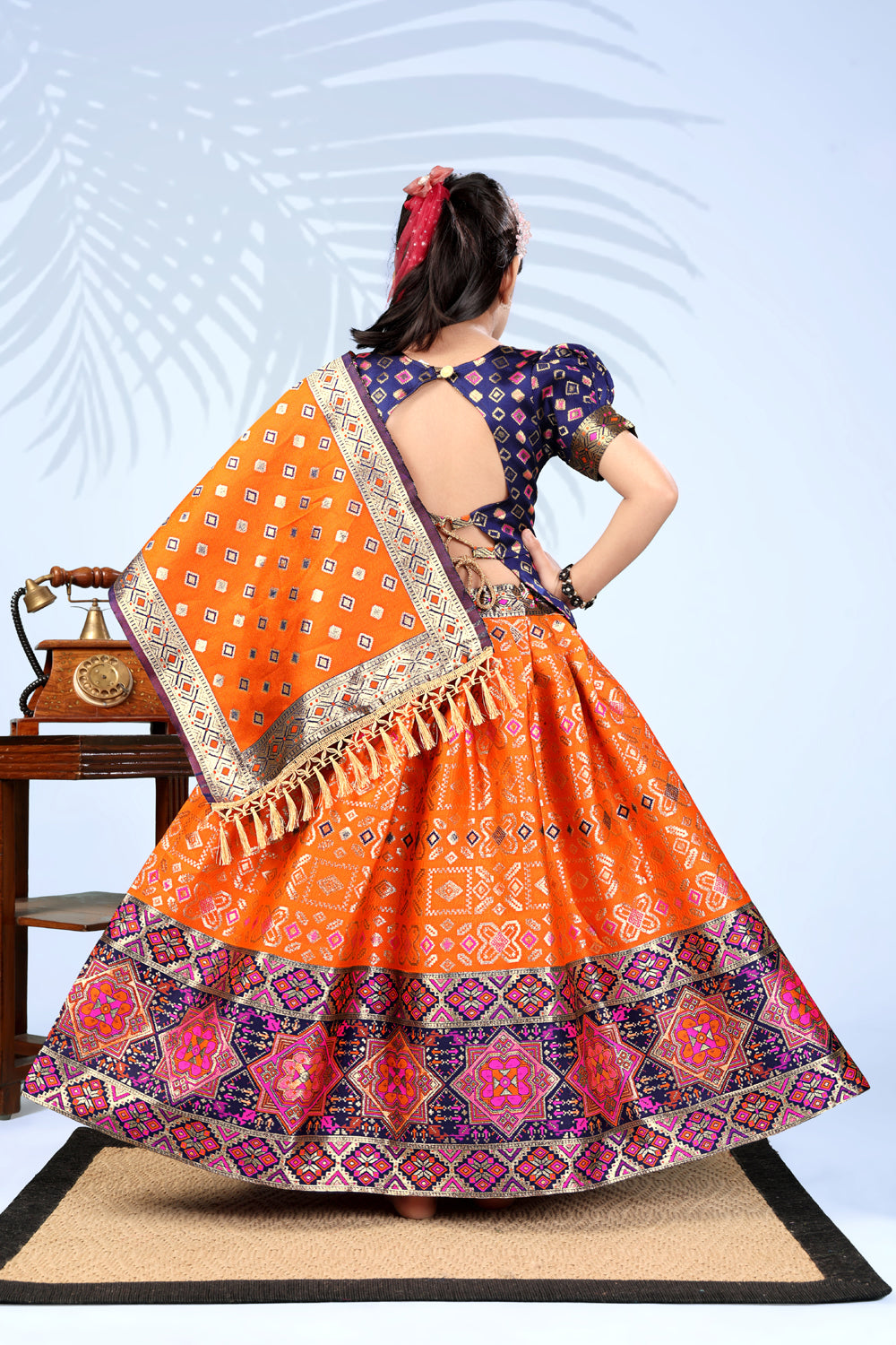 Baby Girls Lehenga Choli Ethnic Wear, Embellished Lehenga Choli