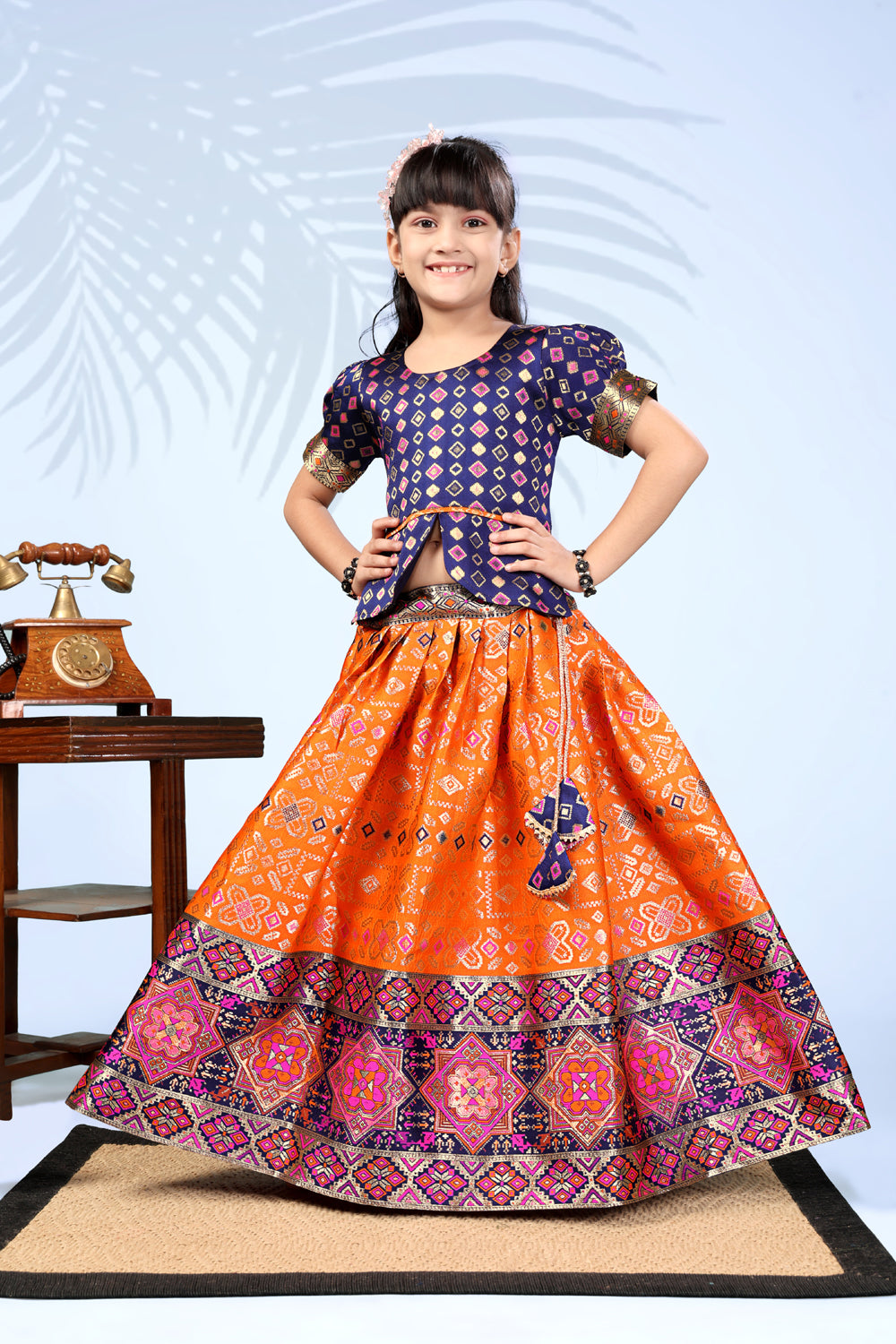 Baby Girls Lehenga Choli Ethnic Wear, Embellished Lehenga Choli