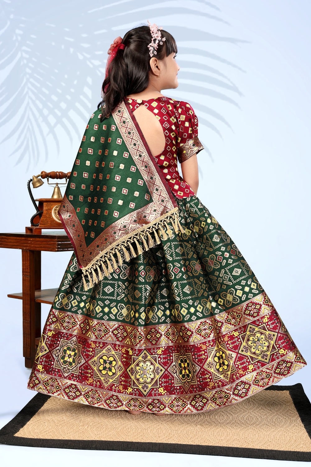 Baby Girls Lehenga Choli Ethnic Wear, Embellished Lehenga Choli