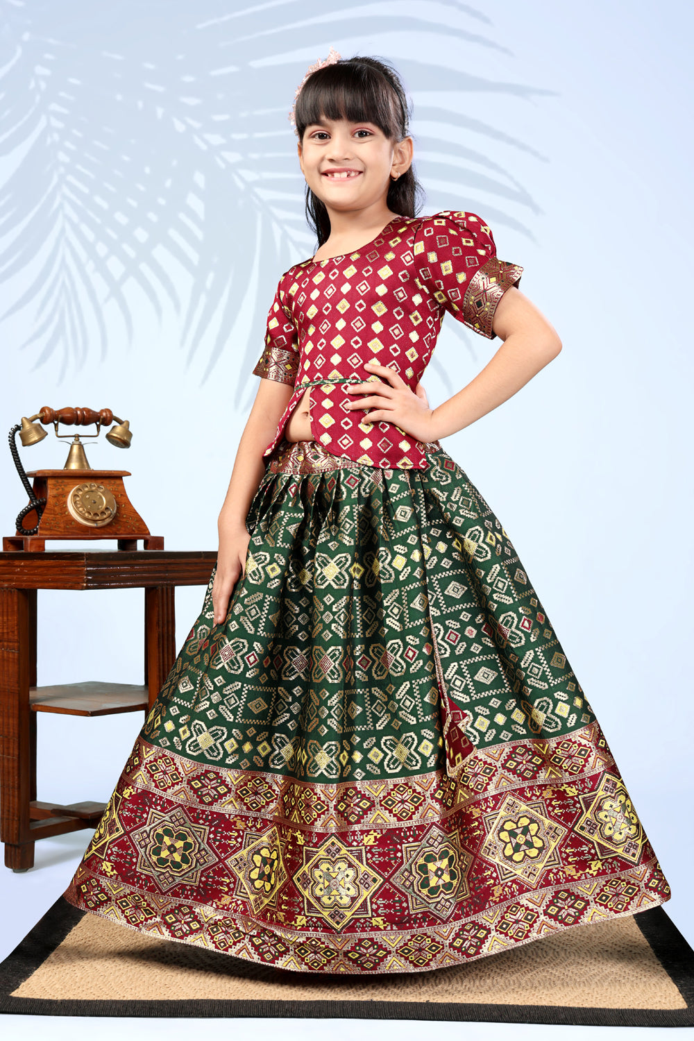 Baby Girls Lehenga Choli Ethnic Wear, Embellished Lehenga Choli