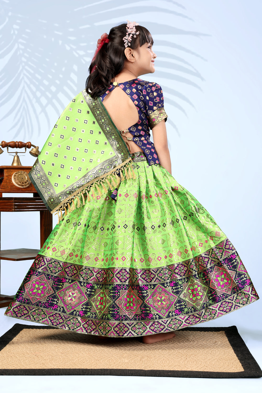 Baby Girls Lehenga Choli Ethnic Wear, Embellished Lehenga Choli