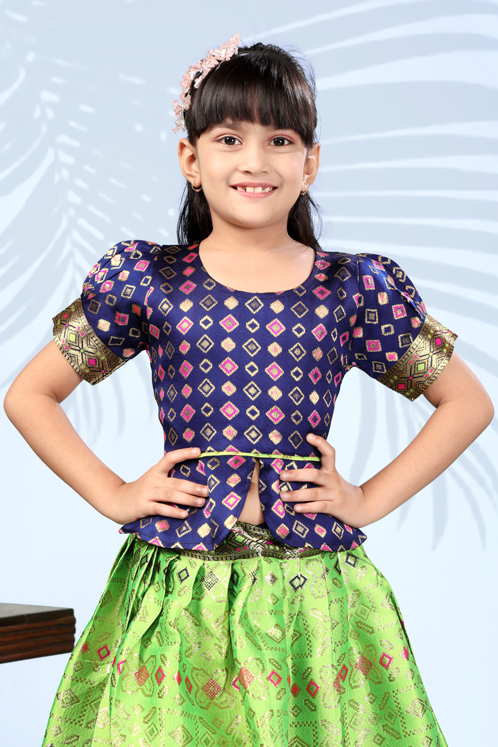 Baby Girls Lehenga Choli Ethnic Wear, Embellished Lehenga Choli