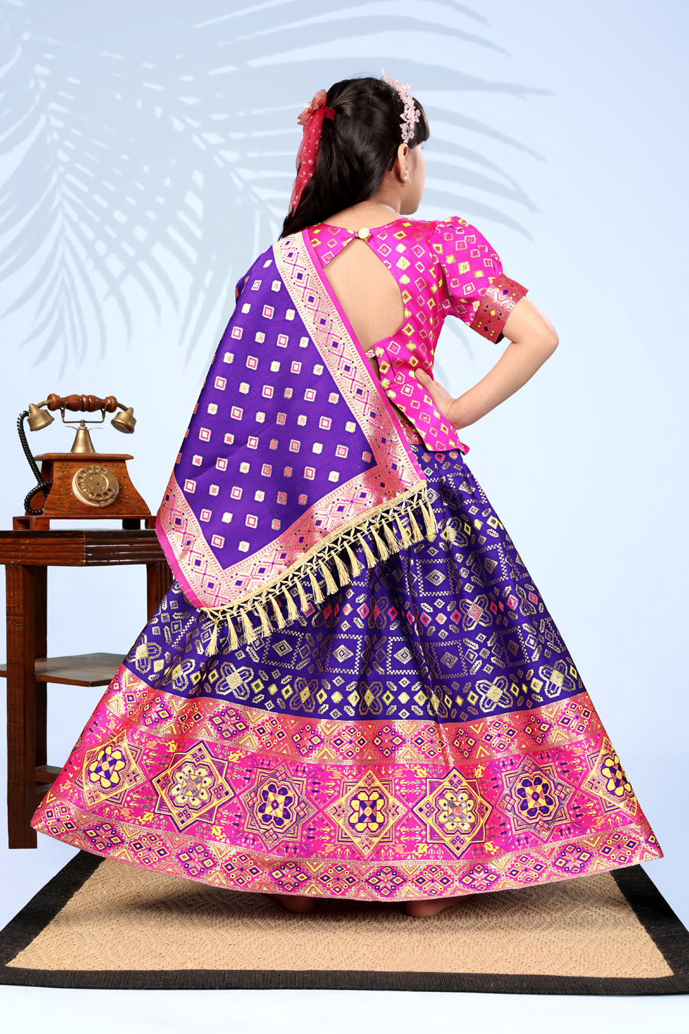 Baby Girls Lehenga Choli Ethnic Wear, Embellished Lehenga Choli