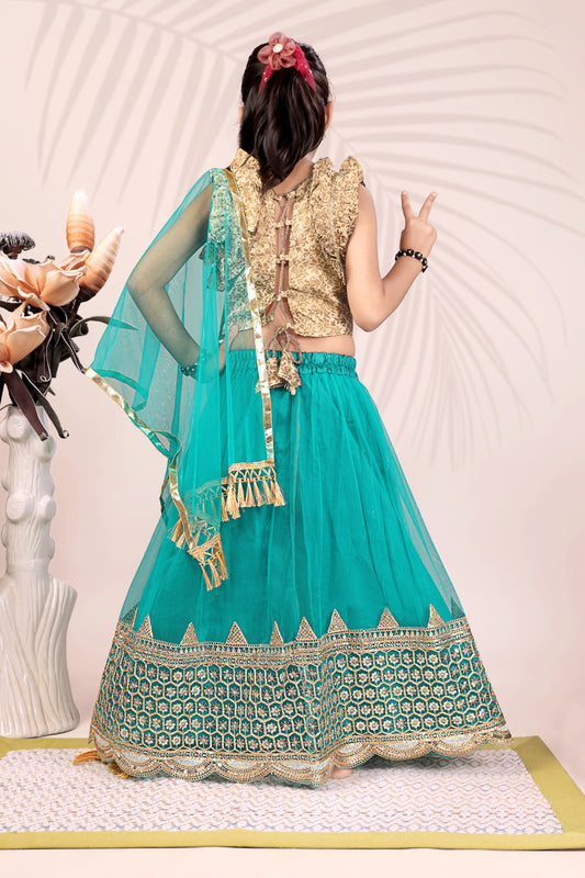 Baby Girls Lehenga Choli Ethnic Wear, Embellished Lehenga Choli