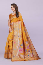 Banarasi Silk Saree with Zari Weaving – Wedding & Festive Wear for Women