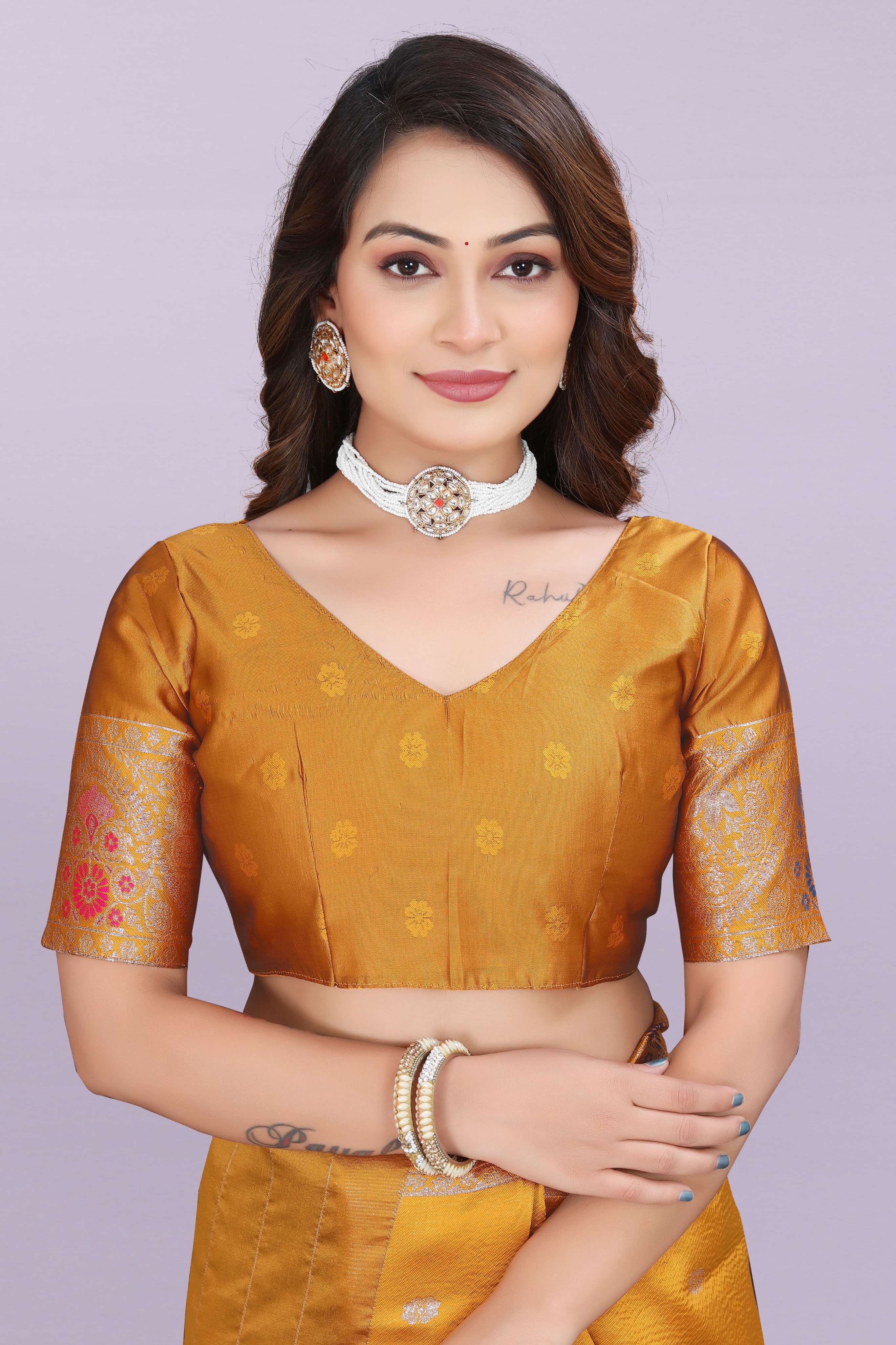 Banarasi Silk Saree with Zari Weaving – Wedding & Festive Wear for Women