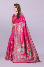 Banarasi Silk Saree with Zari Weaving – Wedding & Festive Wear for Women