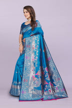 Banarasi Silk Saree with Zari Weaving – Wedding & Festive Wear for Women