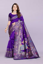 Banarasi Silk Saree with Zari Weaving – Wedding & Festive Wear for Women