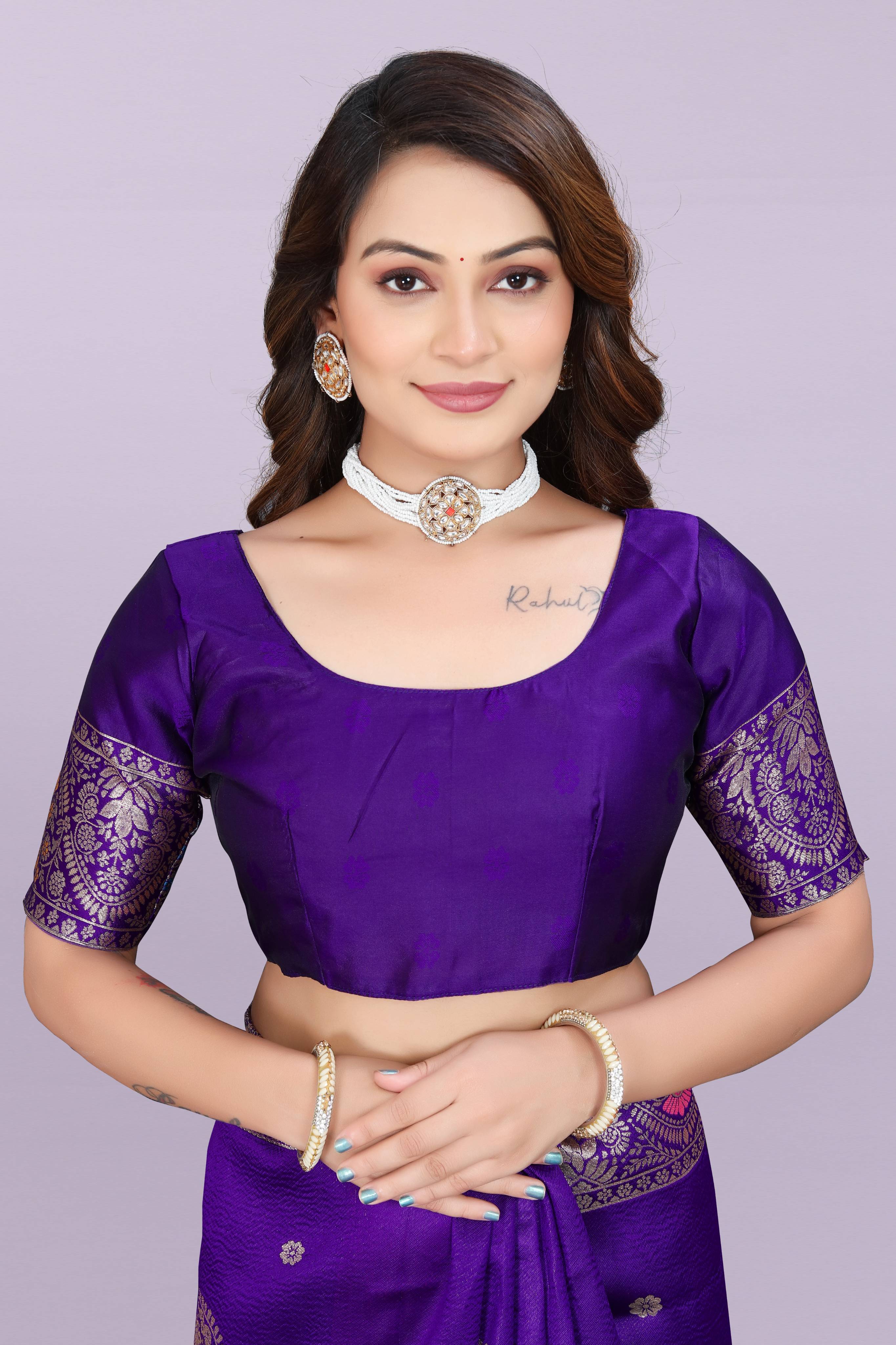 Banarasi Silk Saree with Zari Weaving – Wedding & Festive Wear for Women