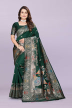 Banarasi Silk Saree with Zari Weaving – Wedding & Festive Wear for Women