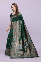 Banarasi Silk Saree with Zari Weaving – Wedding & Festive Wear for Women