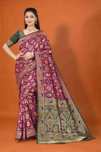 Banarasi Saree for Women Wedding Wear | Silk Designer Saree with Rich Pallu