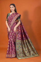 Banarasi Saree for Women Wedding Wear | Silk Designer Saree with Rich Pallu