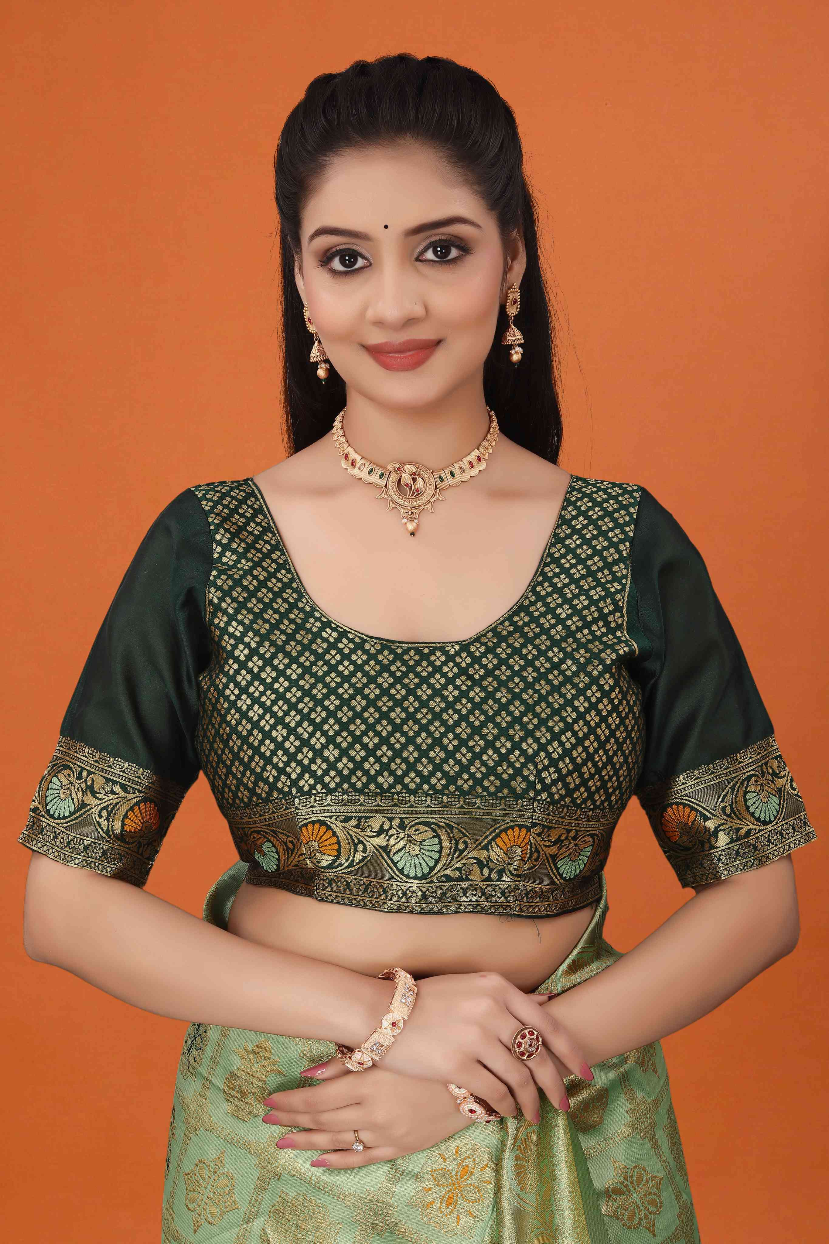 Banarasi Saree for Women Wedding Wear | Silk Designer Saree with Rich Pallu