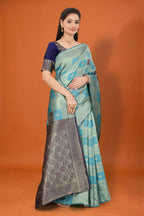 Banarasi Silk Saree for Women | Checkered Zari Design with Rich Pallu & Border