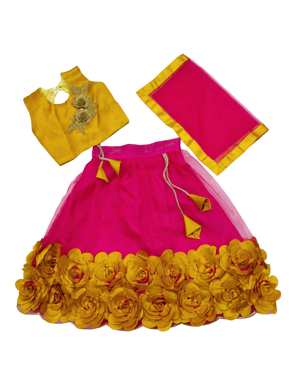 Embriodery Lehenga Choli and Dupatta Set