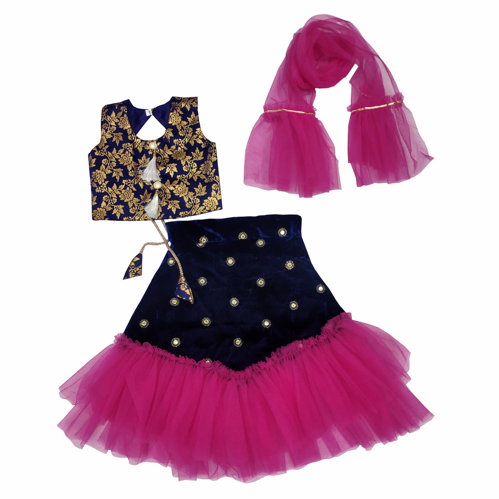 Girls Lehenga Choli Ethnic Wear Set