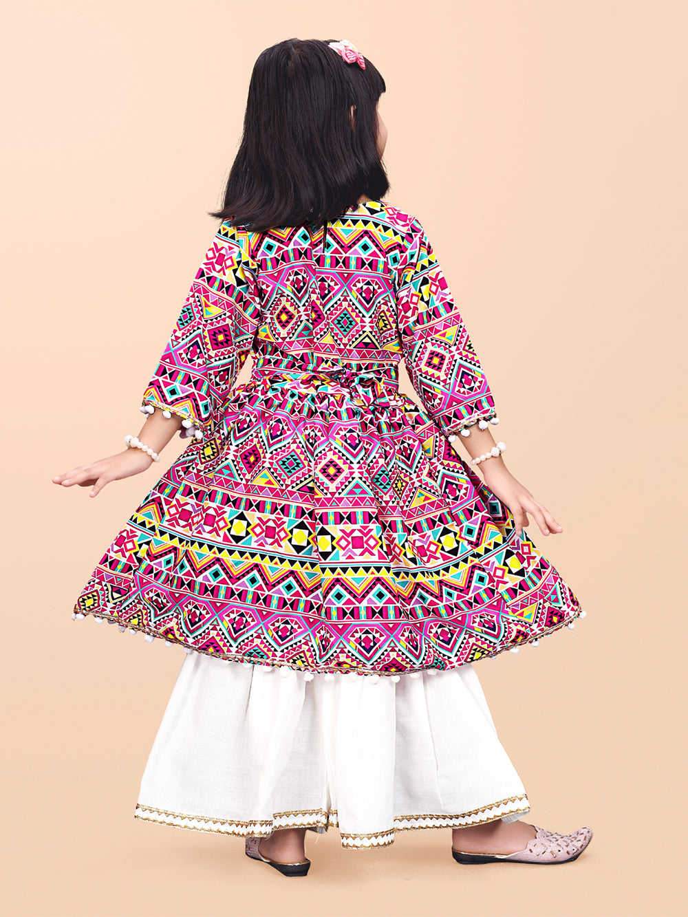 Girls Casual Kurta and Palazzo Set