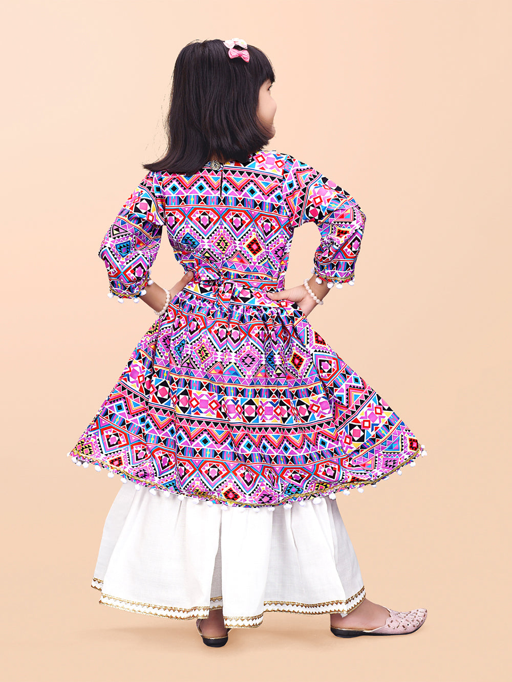 Girls Casual Kurta and Palazzo Set