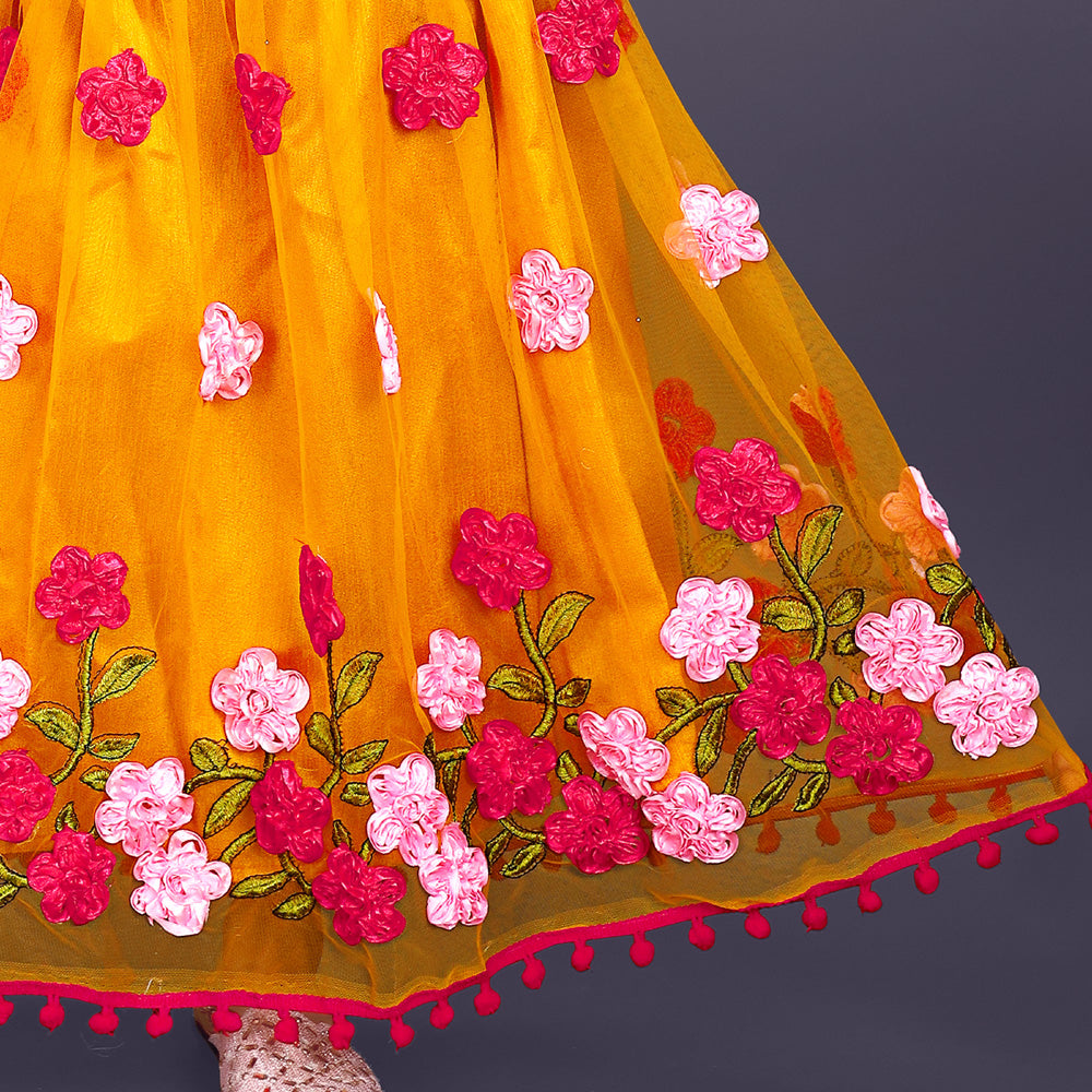 Girls Embroidered Lehenga Choli Set with Dupatta | Premium Kids Indian Wedding & Festive Wear