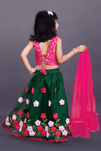 Girls Embroidered Lehenga Choli Set with Dupatta | Premium Kids Indian Wedding & Festive Wear