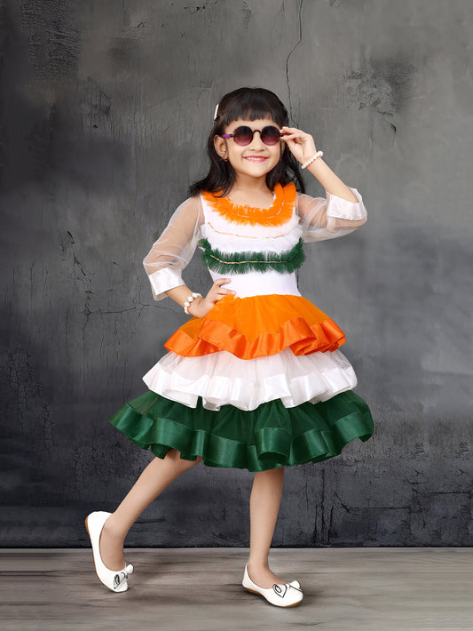 Indian Festive Dress code for Girls Knee Length Casual Dress