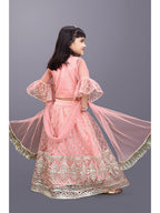 Girls Party Wear Embroidered Lehenga Choli Set with Dupatta | Premium Kids Indian Ethnic Outfit