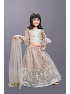 Girls Party Wear Embroidered Lehenga Choli Set with Dupatta | Premium Kids Indian Ethnic Outfit