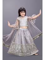Girls Party Wear Embroidered Lehenga Choli Set with Dupatta | Premium Kids Indian Ethnic Outfit